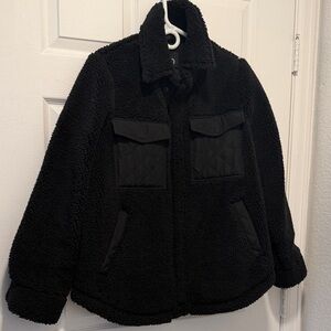 ALO Yoga Black Sherpa Jacket